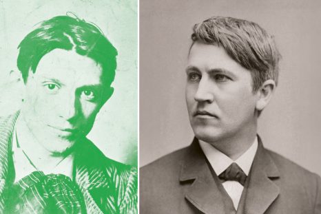 Portraits de Picasso et Edison